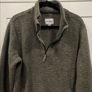 Goodfellow & Co Men's Forest Green Zip-Up Sweater